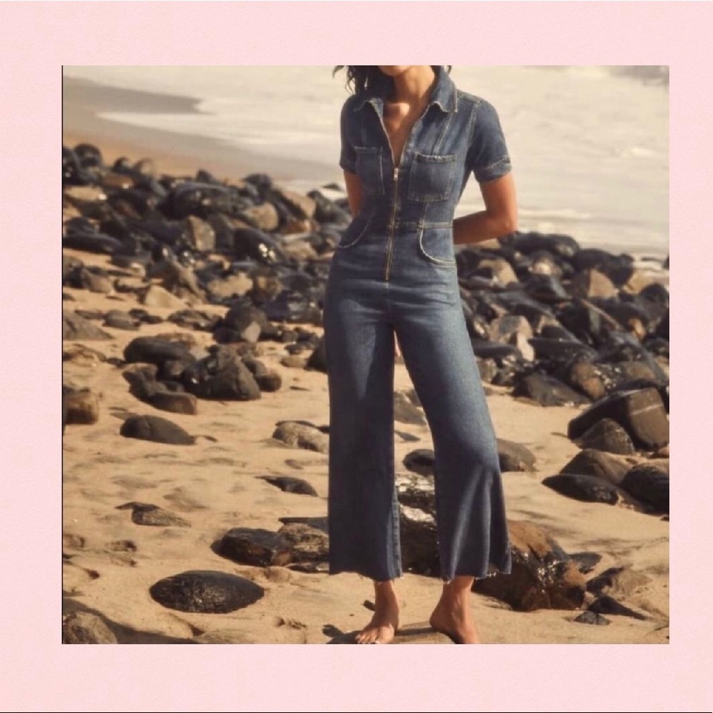 *SOLD* Reformation Georgia Jumpsuit in Kasai NWT 4